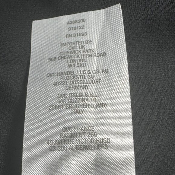 Susan Graver Printed Sheer Chiffon Vest Size 2X Dark Floral Artsy Whimsigoth HTF - Picture 5 of 5